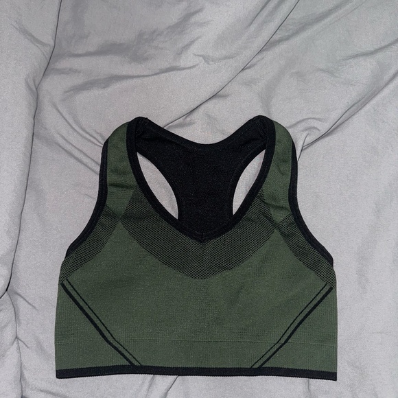 Women's Sports Bra - Forest Green - US Small - Athletic Works - Picture 2 of 9